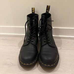 DR MARTENS Leather Lace-Up Boots